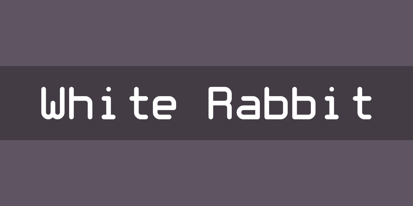 Шрифт White Rabbit